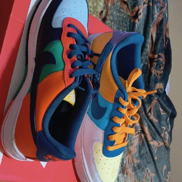 Vibrant Multicolor Kids Sneakers - Picture 2 of 5